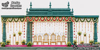 Décoration de Mandapam pour mariage indien, style Kalyana, pour mariages en Inde du Sud et au Sri Lanka, idéal pour les mariages en destination.
