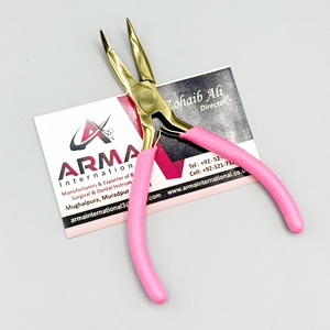 Plasma Gold I-Tip Hair <b>Extensions</b> Plier Hair Pliers for <b>Micro</b> Nano Ring Hair <b>Extensions</b> Opener and Removal Tool with Logo - Product Image 4