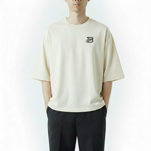 เสื้อยืดทรงบ็อกซี่ผู้ชายสีตามสั่ง ราคาขายส่ง เสื้อยืดทรงบ็อกซี่ผู้ชายคุณภาพสูง เสื้อยืดทรงบ็อกซี่ผู้ชายขายดีที่สุด - Product Image 1