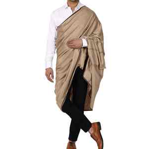 Men Winter Wool <b>Shawl</b> Solid Soft <b>Warm</b> Breathable Traditional Luxury Formal <b>Wrap</b> - Product Image 2