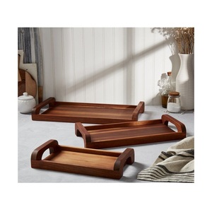 Tabla de Servir Rústica de Madera ARTISAN LIVING CREATION, Moderna y Multifuncional para Hostelería, Desayuno, Café, Té, Aperitivos, Postres, Invitados - Product Image 5