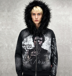 Sweat à capuche en molleton épais 500 g/m² pour homme, coupe oversize, en French Terry, modèle essentiel - Product Image 1