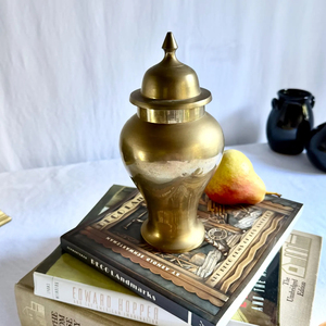 Tarro cilíndrico decorativo de metal dorado de diseño sencillo, apto para lavavajillas, de grado alimenticio, con tapa, estilo real tradicional, para jengibre. - Product Image 5