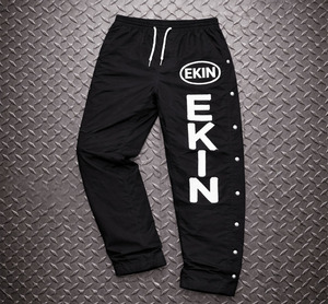 Custom High Quality Men's Streetwear Custom Embroidery Breathable <b>Waterproof</b> Oversized Baggy Wide Leg Loose Nylon Track <b>Pants</b> - Product Image 1