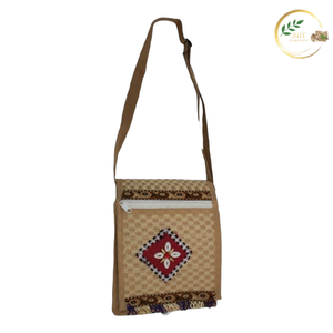 Bolso Bandolera de Yute con Logotipo Personalizado, Bolso de Hombro Moderno para Promoción de Marca - Product Image 2