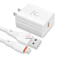 Pengisi Daya Dinding Cepat 18W USB, Adaptor Daya Pengisian Cepat untuk Perangkat Universal, Ponsel & Tablet, Terlaris
