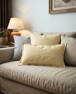 Housse de coussin en coton biologique taille Queen, fermeté moyenne, alternative au duvet, soutien du cou, literie unie - Product Image 5