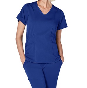 Women's Lightweight Breathable Medical <b>Scrub</b> <b>Tops</b> with Seamless Fusing Custom Colors & Sizes-Wholesale Women <b>Scrub</b> <b>Tops</b> - Product Image 6