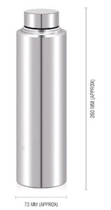 Bouteille d'eau portable en acier inoxydable réutilisable au design moderne et minimaliste avec couvercles inclus, écologique et personnalisable - Product Image 6