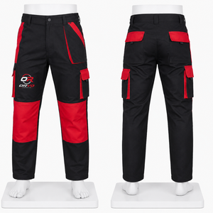 กางเกงทำงาน ORVO Sports รุ่น Unisex สีเทาเข้ม มีกระเป๋าใส่เครื่องมือ ระบายอากาศได้ดี ได้รับการรับรองมาตรฐาน CE ทนทานต่อการเสียดสี ผลิตจากโพลีเอสเตอร์/คอตตอน ลายดิจิตอล - Product Image 4