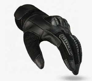 Guantes de Motociclismo de Cuero Personalizados para Invierno, Guantes Deportivos de Protección, Impermeables, Ligeros, Antideslizantes, de Dedo Completo - Product Image 2