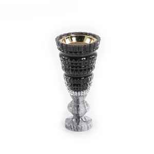 Quemador de Incienso de Lujo con Base de Mármol, Quemador de Oud Árabe, Porta Incienso Metálico, Decoración para el Hogar de Estilo Oriental - Product Image 1