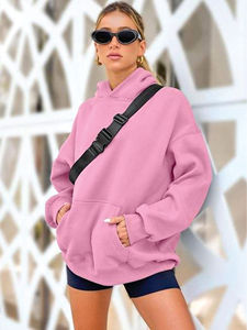 Sudadera Holgada de Invierno para Mujer, Estilo Contemporáneo, con Tela Suave de Primera Calidad, Corte Cuadrado Informal - Product Image 6