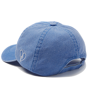 หมวกเบสบอลผ้าเดนิมปักลายมือสัญลักษณ์สันติภาพ แบบยูนิเซ็กส์ 6 แผง สไตล์ Dad Hat สำหรับฤดูใบไม้ผลิและฤดูร้อน ใส่สบายๆ - Product Image 4