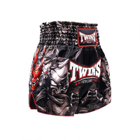 Nouveau design, vente en gros, shorts de Muay Thai imprimés par sublimation, tissu 100% polyester pour adultes, shorts de combat MMA