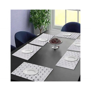 Cotton <b>Canvas</b> Thick Weave <b>Abstract</b> Table Mat Durable Eco Dyed Indian Production Ideal Dining Use Retail And Wholesale Supply - Product Image 1