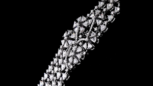 Collar de Diamantes Cultivados en Laboratorio con Corte Rosa, Certificado por IGI, Plateado en Rodio, para Mujer, de Lujo, para Compromiso o Fiesta - Product Image 6
