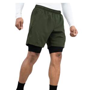 Pantalones Cortos Deportivos Personalizados al por Mayor para Hombre, de Secado Rápido, para Entrenamiento, Running, Gimnasio, Transpirables, Ropa Deportiva Informal - Product Image 3