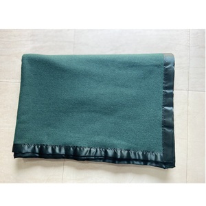 Om Shakti High Quality Durable Warm Olive Green Wool <b>Blanket</b> for Camping Trekking and Outdoor Activities Available at Best Price - Product Image 5