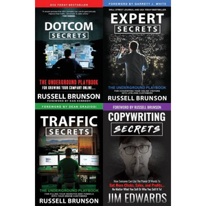Ensemble de livres Russell Brunson (4 livres) - Services d'impression de livres de qualité supérieure - Product Image 1
