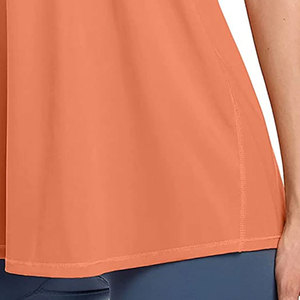 เสื้อกล้ามโอเวอร์ไซส์ของผู้หญิงเสื้อครอปเอวลอยทรงหลวมธรรมดาระบายอากาศได้ดี - Product Image 6