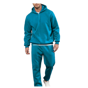 OEM Customizable Logo Men's Pullover Hoodie Sweatshirt <b>Jogger</b> Loose Fleece Polyester/Cotton Autumn Tracksuit <b>Set</b> Woman's Printed - Product Image 1