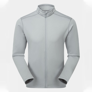 Vestes de sport d'automne en toile douce, coupe-vent et respirantes, pour l'entraînement, col montant, logo personnalisé - Product Image 3