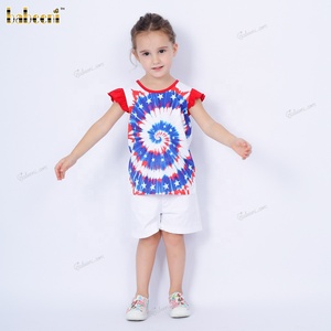 Conjunto de Traje de Baño Patriótico Babeeni para Niños y Niñas, 4 de Julio, Informal, 100% Algodón, Ignífugo, Certificado CPSIA/OEKO-TEX, ODM - Product Image 3