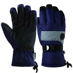 Wholesale Men Women Leather Gloves Outdoor Waterproof Windproof Warm Riding, Climbing Ski Sports Gloves for Winter