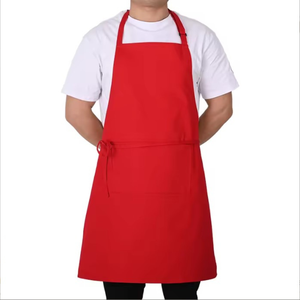 Tablier de cuisine réglable 2 pièces en polyester résistant à l'eau pour chef, vente en gros OEM - Product Image 5