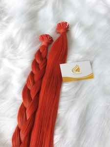 Extensions de cheveux Remy de qualité supérieure, couleur rouge cendré naturel, pointe plate, 100g, du fabricant Minh Khang Hair au Vietnam, au meilleur prix - Product Image 6