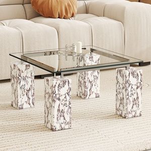 Piano Tavolo Quadrato in Vetro Temperato Trasparente da 24 Pollici, Resistente al Calore per Cucina e Ristorante, per Varie Occasioni, Prodotto per Tavolino da Caffè - Product Image 5