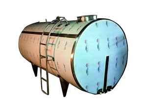 Tanque Horizontal de Suministro de Leche, de Doble Compartimento, de Acero Inoxidable, con Control de Temperatura, Doble Pared, Motor de 20KW 240V - Product Image 2