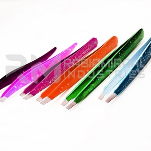 Pinzas Cosméticas para Cejas RMI, Pinzas para Cejas de Acero Inoxidable Sostenible en Todos los Colores y Juego de Tijeras con Estuche de Cuero, Logotipo Personalizado - Product Image 2