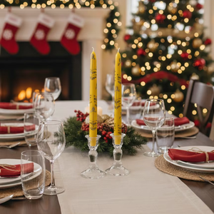 Velas Cónicas Florales Pintadas a Mano al por Mayor - Velas Decorativas de Cera Premium para Bodas de Lujo, Halloween, Pascua, Regalos Artesanales, Color Salvia - Product Image 2