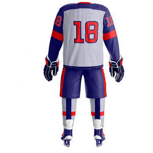 Uniformes de Hockey sobre Hielo Personalizados al por Mayor, Jersey de Hockey sobre Hielo Bordado para Hombre OEM - Product Image 2