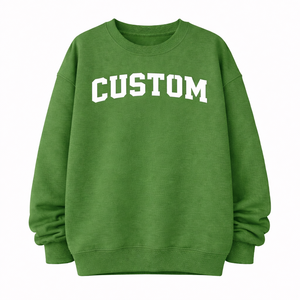 Sweat-shirt oversize à col montant brodé sur le devant pour femme, en coton 100%, doux et chaud, idéal pour l'automne et l'hiver, à porter au quotidien - Product Image 6