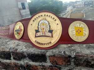 Professional Classic Championship Belt Wrestling Belt Original Leather Custom Belts Brass Zinc Customize Designs Unisex - Product Image 3