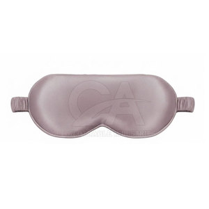 Masque de sommeil élégant en soie biologique, tissu lisse, occultant, bande réglable, personnalisable, accessoire de voyage, vente en gros - Product Image 2