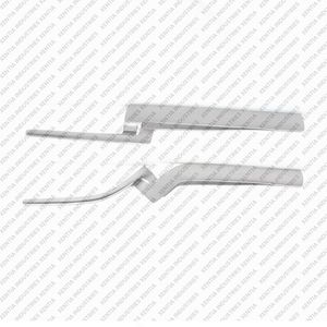 2 pinces articulées pour papier d'occlusion dentaire, 6 pouces, droites et courbées, en acier inoxydable, outils chirurgicaux - Product Image 5
