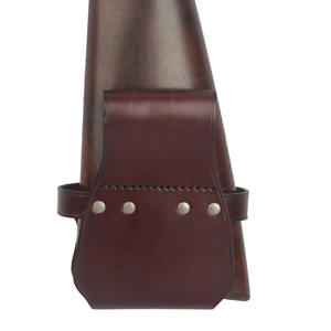 Funda de Cintura para Caza de Cuero Genuino Premium con 4 Ranuras para Cartuchos, Accesorio de Tiro OEM - Product Image 4