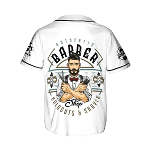 Proveedor Mayorista de Camisetas Sublimadas para Barbería, Ropa de Salón con Estampado Personalizado, Alta Calidad, Nueva Llegada 2026 - Product Image 2