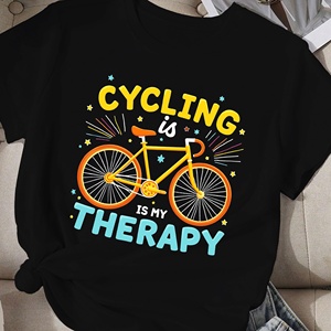 Camiseta cómoda para mujer CYCLING IS MY THERAPY - Product Image 2