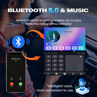 HANTUE Autoradio Android universel 11,5 pouces avec écran partagé et navigation GPS DSP, écran Android Auto Carplay pour lecteur de voiture
