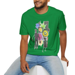 T-shirt pour homme, imprimé DTF, design tendance, manches courtes, tissu doux, couleur personnalisée, confortable pour tous les jours - Product Image 1