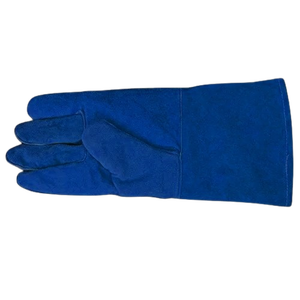 ถุงมือป้องกันส่วนบุคคล ถุงมือหนังวัวสำหรับนักดับเพลิง ถุงมือเชื่อมโลหะเคลือบอลูมิเนียมฟอยล์ สำหรับงานเชื่อมหนัก - Product Image 2