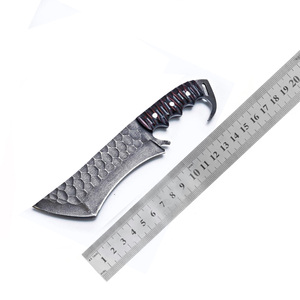 Cuchillo de Supervivencia para Exteriores, Directo de Fábrica, con Mango de Madera, Hoja Fija de Acero Inoxidable, Personalizable para Caza y Bricolaje - Product Image 6