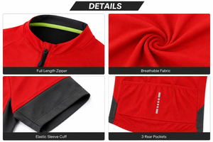 เสื้อจักรยานแขนสั้นพรีเมียมสั่งทำพิเศษ โลโก้ตามสั่ง ไซส์ใหญ่พิเศษ เป็นมิตรกับสิ่งแวดล้อม ผลิตจากโพลีเอสเตอร์ 100% สวมใส่สบาย ระบายอากาศได้ดี - Product Image 4