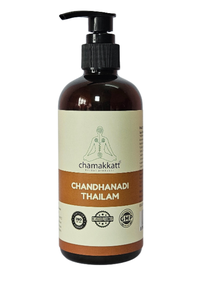 Huile de soin de santé à base de plantes Chandhanadi Thailam 5 litres - Product Image 1