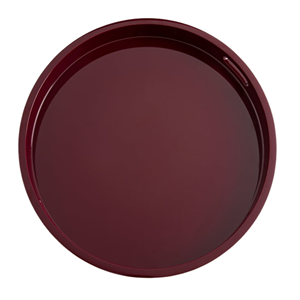 Premium High-End Glossy Lacquered Wooden Serving <b>Tray</b> Wholesale, Stylish Geometric Edge <b>Tea</b> <b>Trays</b>, Custom Home Decor Vietnam - Product Image 4